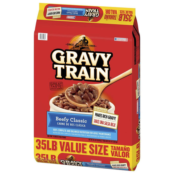 Gravy Train Beefy Classic Dry Dog Food , 35 lbs