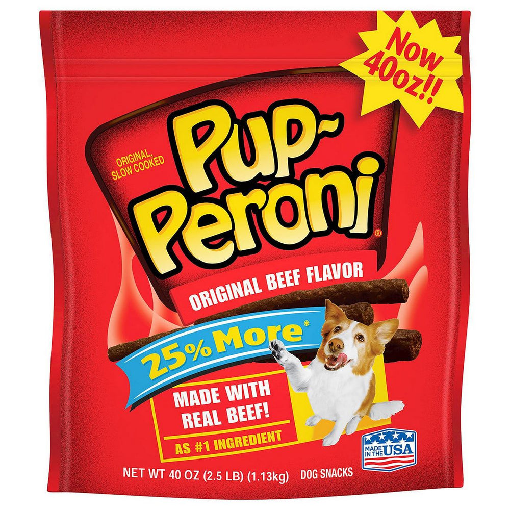 Pup-Peroni Beef Flavor Dog Snacks, 40 oz