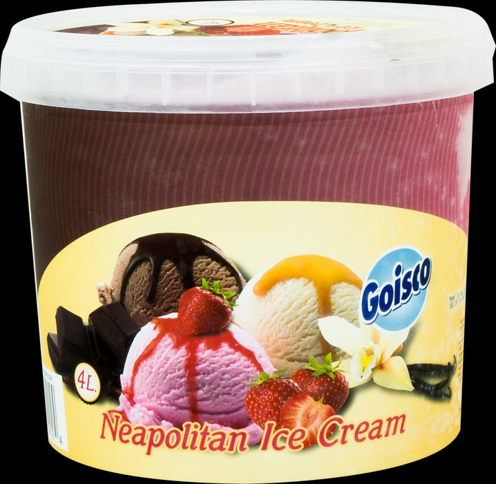 Goisco Neapolitan Ice Cream, 4 L