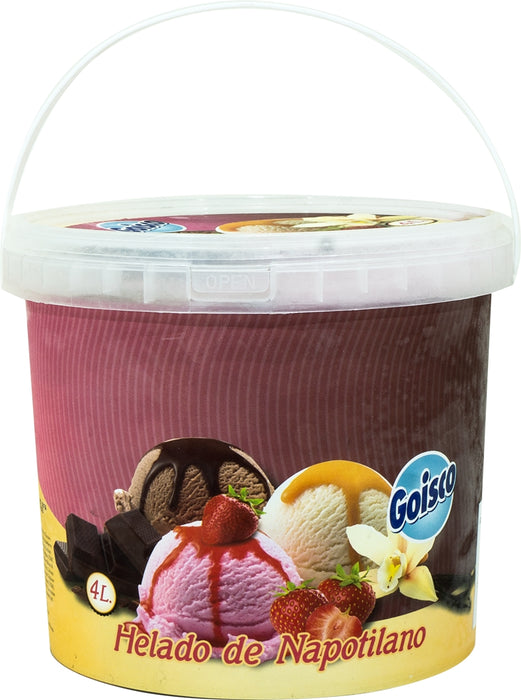 Goisco Neapolitan Ice Cream, 4 L