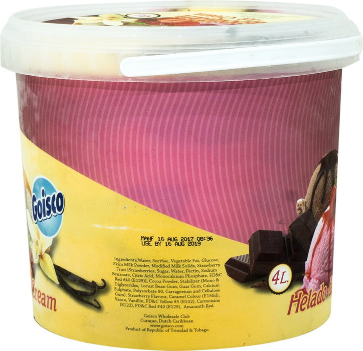 Goisco Neapolitan Ice Cream, 4 L