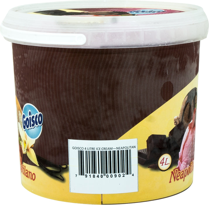 Goisco Neapolitan Ice Cream, 4 L