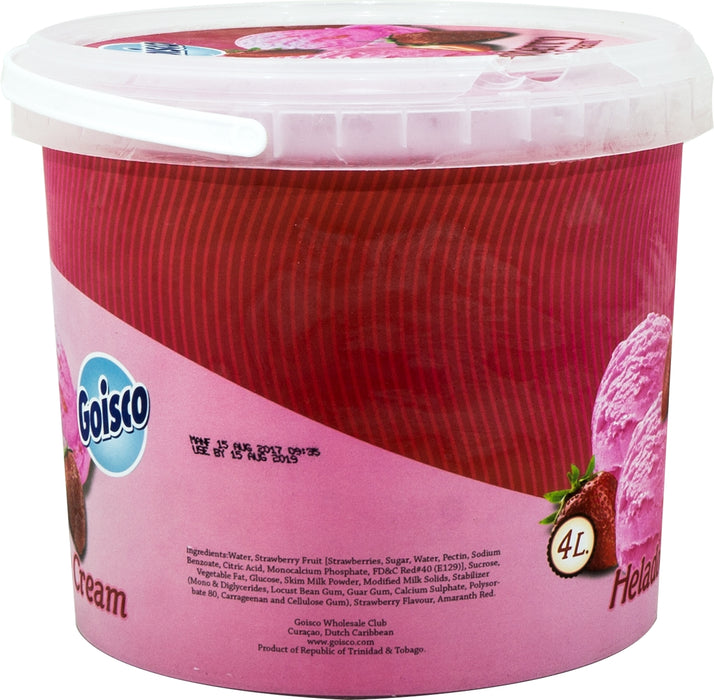 Goisco Strawberry Ice Cream, 4 L