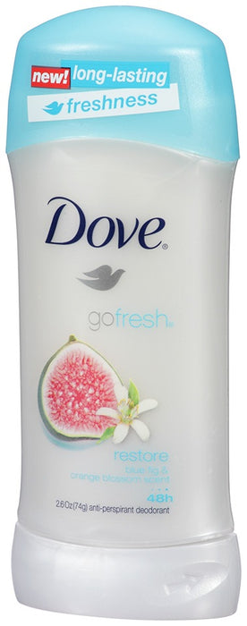 Dove Go Fresh Restore Blue Fig & Orange Blossom Scent Anti-Perspirant Deodorant, 2.6 oz