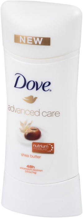 Dove Advanced Care Shea Butter Anti-Perspirant Deodorant, 2.6 oz