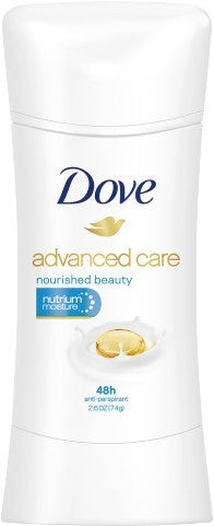 Dove Advanced Care Nourished Beauty Antiperspirant Deodorant Stick, 2.6 oz