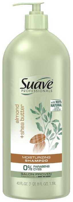 Suave Professionals Shampoo & Conditioner With Bonus, Almond & Shea Scent, 4 pcs