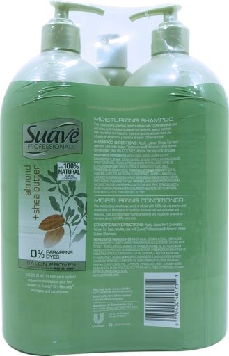 Suave Profesionals Shampoo + Conditiioner, Value Pack, 40 + 40 oz