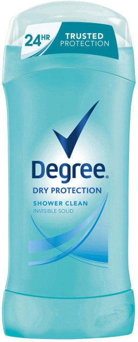 Degree Women Shower Clean Antiperspirant & Deodorant Stick, 5 x 74 gr