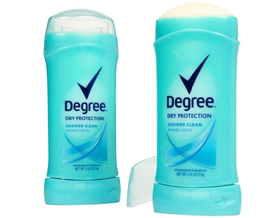 Degree Dry Protection Deodorant Stick, Shower Clean, Value Pack , 4 x 2.6 oz