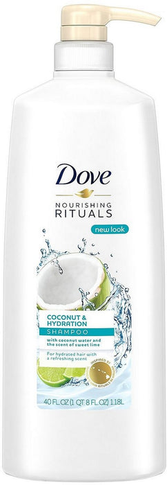 Dove Nourishing Rituals Coconut & Hydration Shampoo, 40 oz