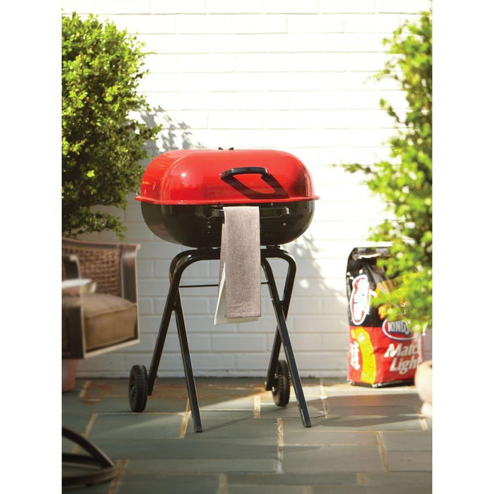 Aussie Walk-A-Bout Portable Charcoal BBQ Grill, 