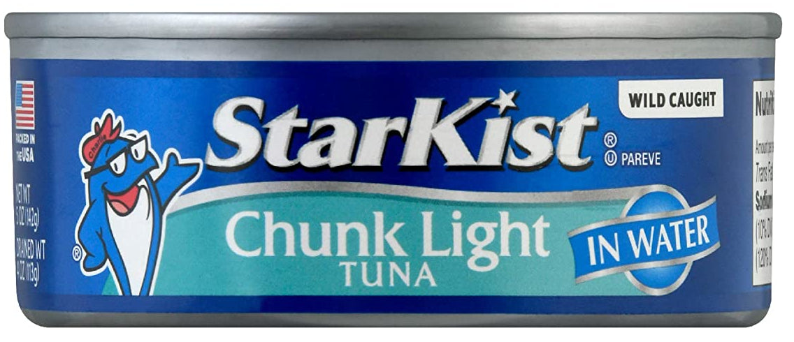 Starkist Chunk Light Tuna In Water, 12-Pack, 12 x 5 oz