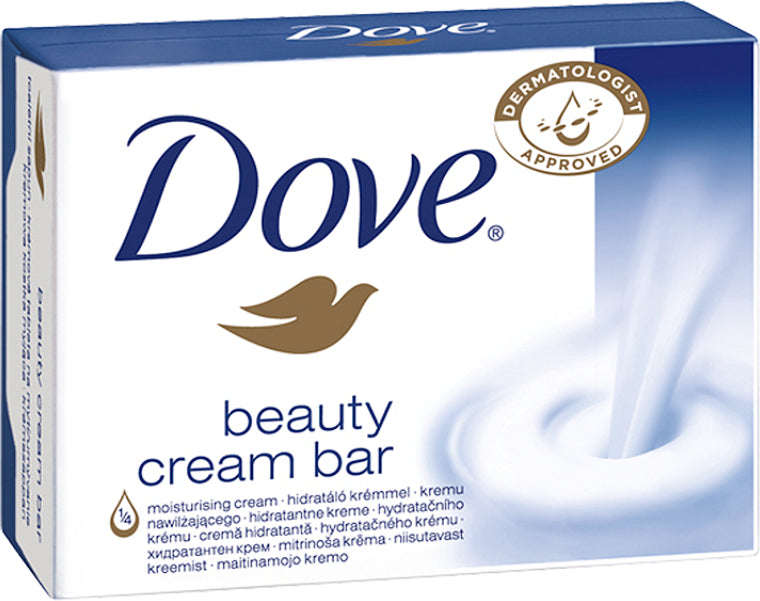 Dove Beauty Moisturising Cream Bar, White, 100 gr