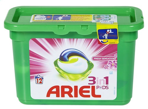 Ariel 3 in 1 Fresh Sensations Laundry Detergent Pods, 12 loads