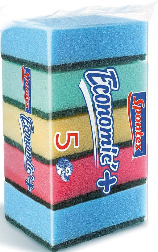 Spontex Economic Sponges, 5 ct