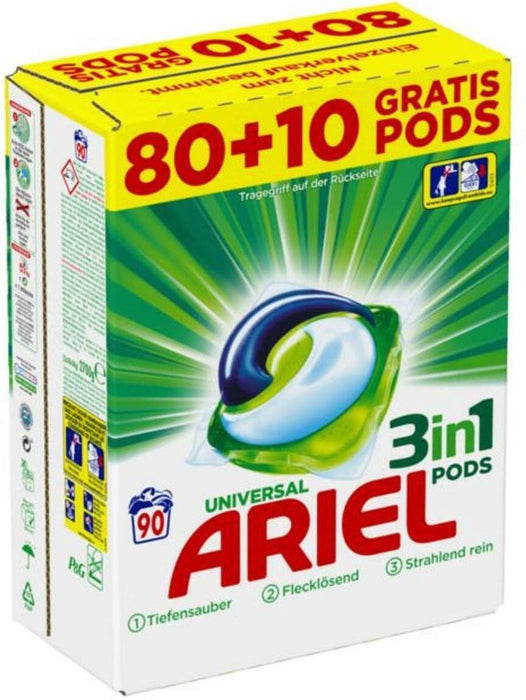 Ariel 3-In-1 Pods Laundry Pacs, 90 ct