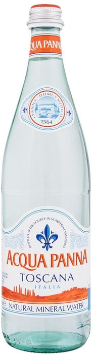 Acqua Panna Natural Mineral Water, 12-pack, 12 x 750 ml