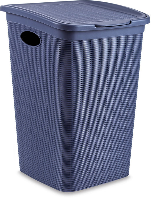 Stefanplast Laundy Hamper, Navy Blue, 50 L