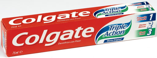 Colgate Triple Action Fluoride Toothpaste, Original Mint, 75 ml