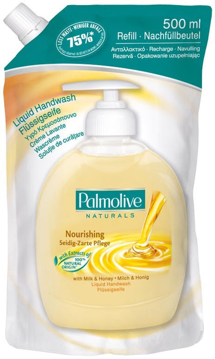 Palmolive Nourishing Liquid Hand Wash Refill, Milk & Honey , 500 ml