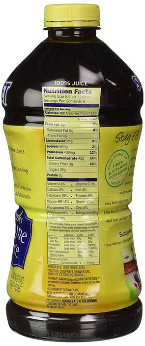 Sunsweet Prune Juice, Light, 64 oz