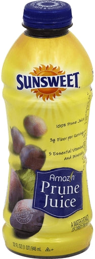 Sunsweet Amazin 100% Prune Juice, 32 oz