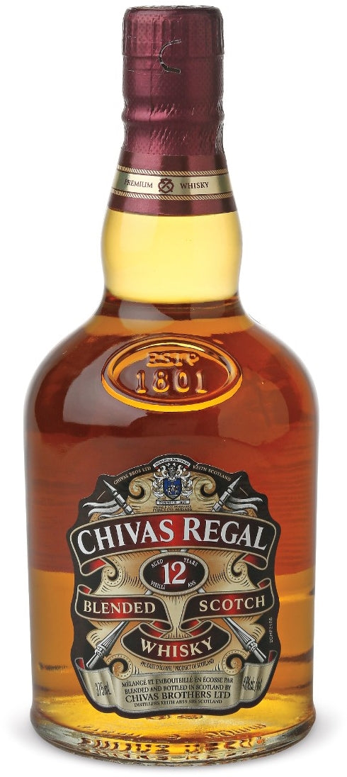 Chivas Regal 12 Years Blended Scotch Whisky, 40% Vol., 375 ml