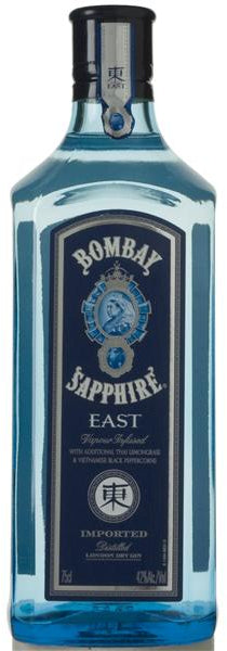 Bombay Sapphire East Distilled London Dry Gin, 40% Vol., 750 ml