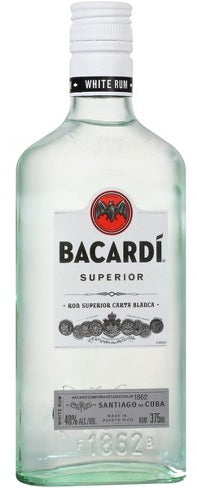 Bacardi Superior White Rum, 375 ml