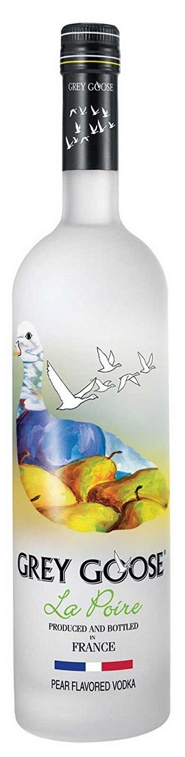 Grey Goose Le Poire Vodka, Pear Flavored, 40% Vol., 1 L
