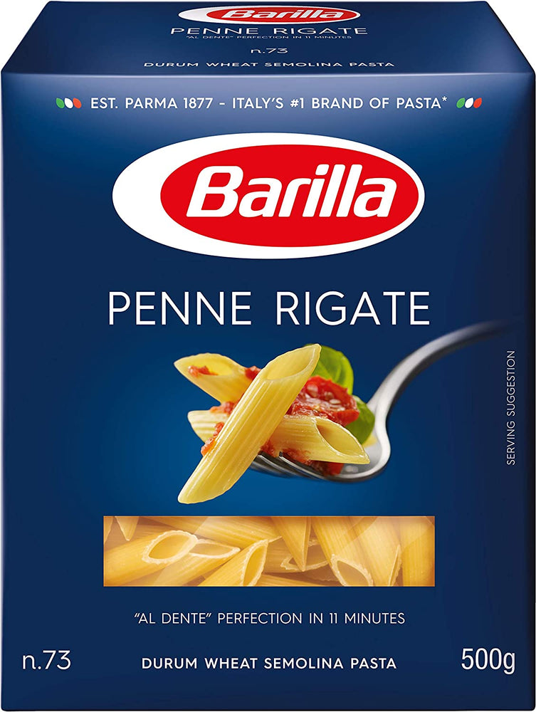 Barilla Penne Rigate Pasta , 500 gr