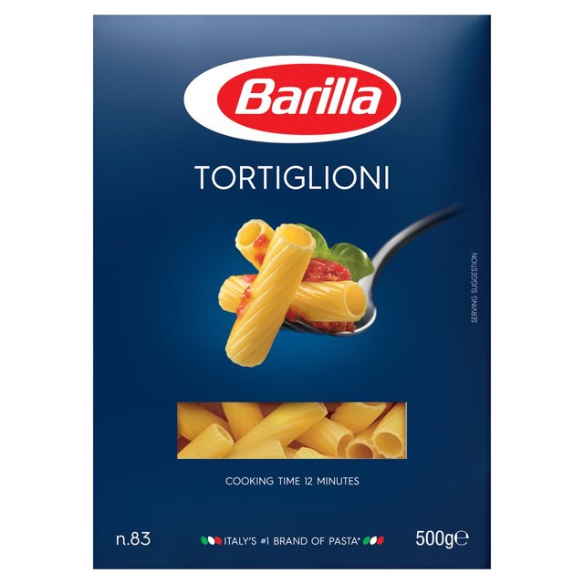 Barilla Tortiglioni Pasta , 500 gr