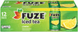 Fuze Lemon Iced Tea, Vitamins B6 & B12, 12 x 12 oz