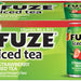 Fuze Iced Tea, Strawberry Red Tea Cans with Natural Flavor, Value Pack, 12 x 12 oz