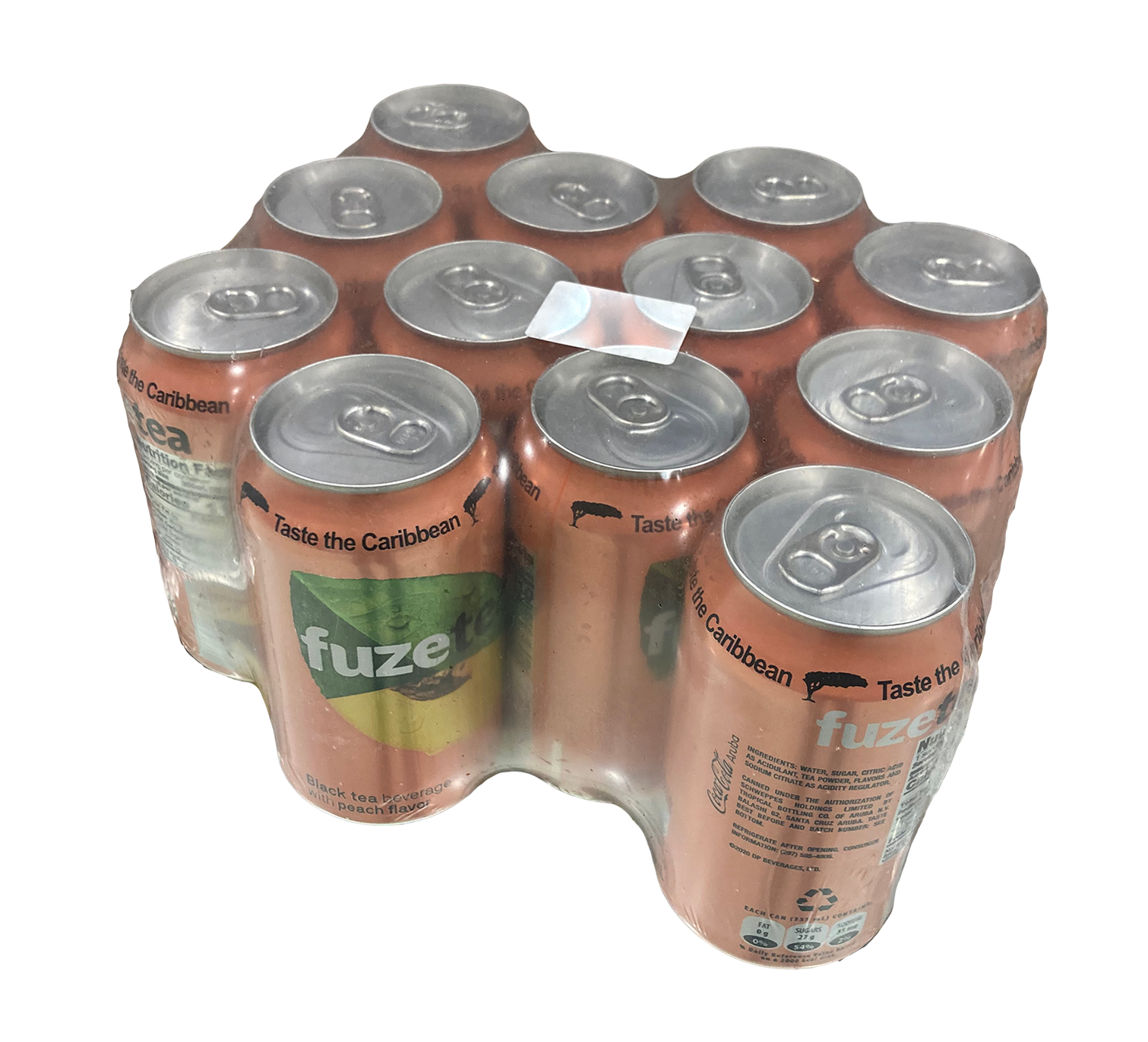 Fuze Iced Tea Peach Cans, 12 x 12 oz —