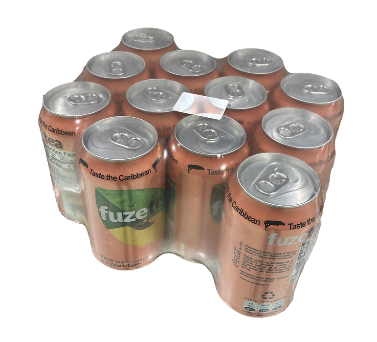 Fuze Iced Tea Peach Cans, 12 x 12 oz