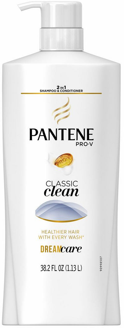 Pantene Pro-V Classic Clean, 2 in 1, Shampoo & Conditioner, DreamCare, 38.2 oz