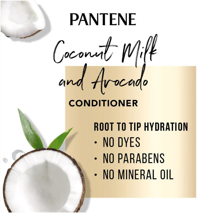 Pantene Pro V Coconut Milk & Avocado Shampoo, 38.2 oz