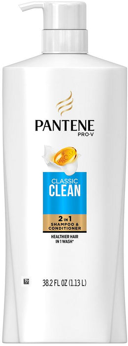Pantene Pro-V Classic Clean 2 in 1 Shampoo & Conditioner, 38.2 oz