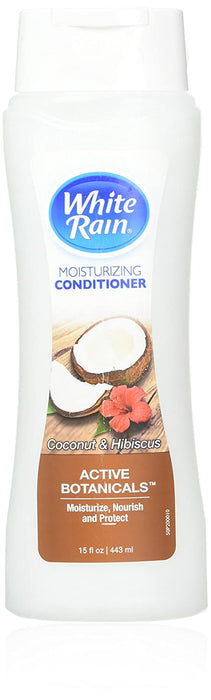 White Rain Moisturizing Conditioner, Coconut & Hibiscus , 15 oz