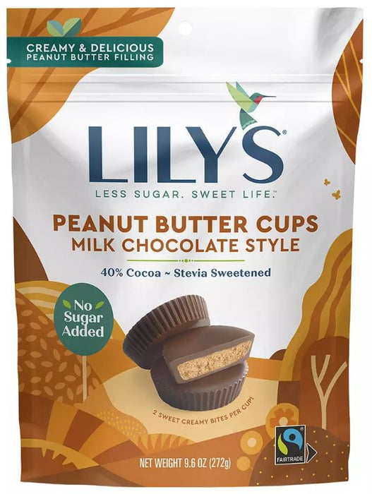 Lilys Milk Chocolate Peanut Butter Cups , 9.6 oz