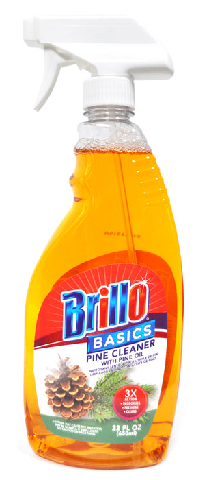 Brillo Basics Multi Purpose Pine Cleaner Spray Bottle , 22 oz