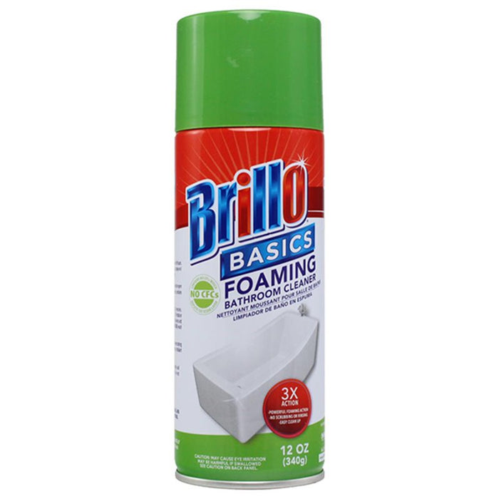 Brillo Basics Foaming Bathroom Cleaner , 12 oz