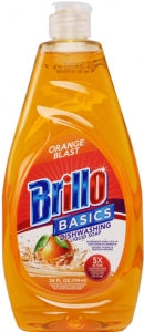 Brillo Basics Dish Washing Liquid, Orange Blast, 710 ml