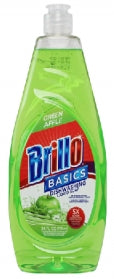 Brillo Basics Dish Washing Liquid, Green Apple, 710 ml