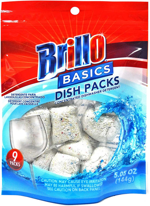 Brillo Dish Washing Detergent Packs , 5.05 oz