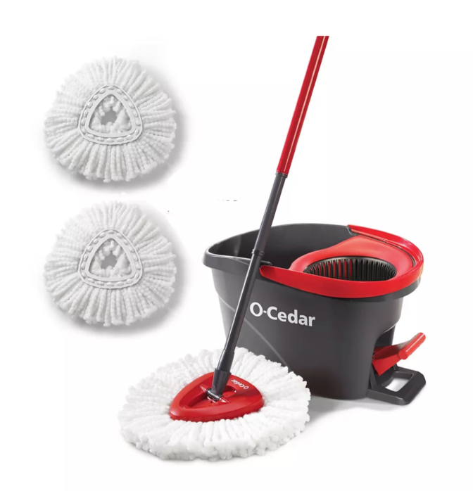 O-Cedar Easy Wring Spin Mop & Bucket With Bonus Refills , 1 pc