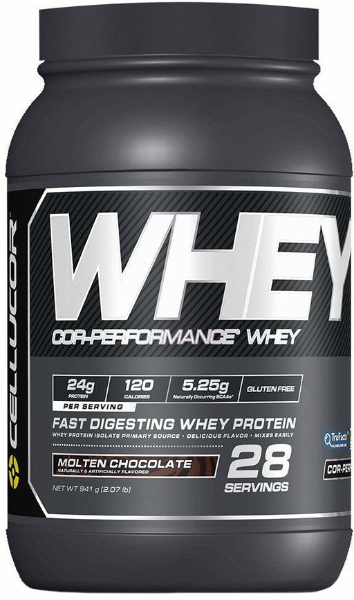 Cellucor Whey Protein Isolate Post Workout Recovery Drink, Molten Chocolate, 2 lb