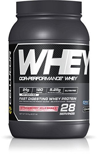 Cellucor Whey Protein Isolate Post Workout Recovery Drink, Strawberry Milkshake, 2 lb